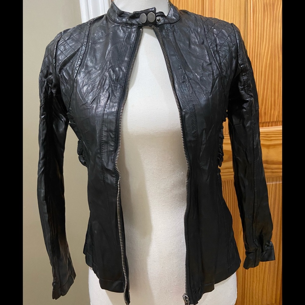 B HIP KIDS by mejane Faux Leather Jacket